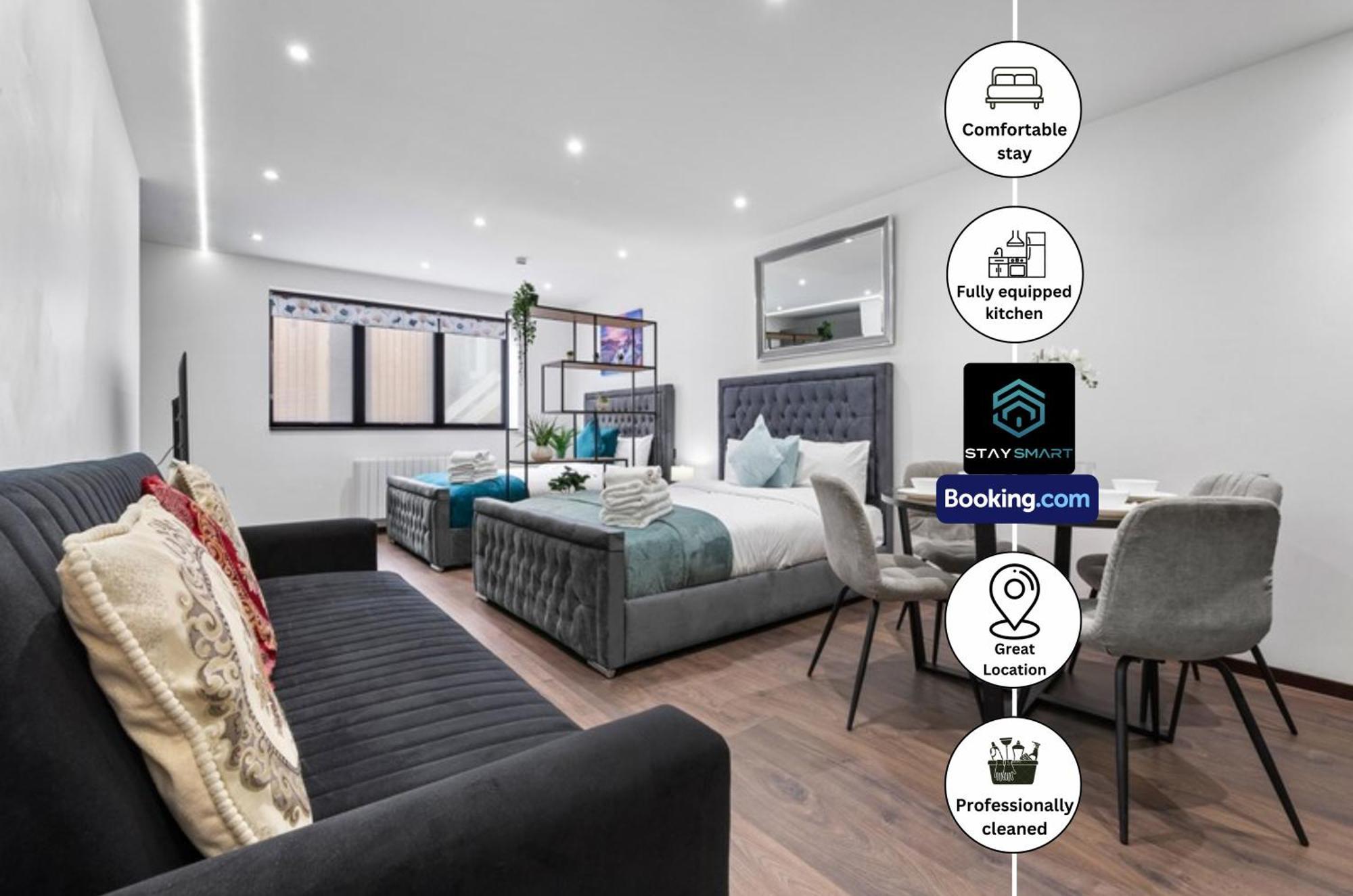 Apartament Stylish By Smart Short Lets & Serviced Woodstock With Free Wifi *