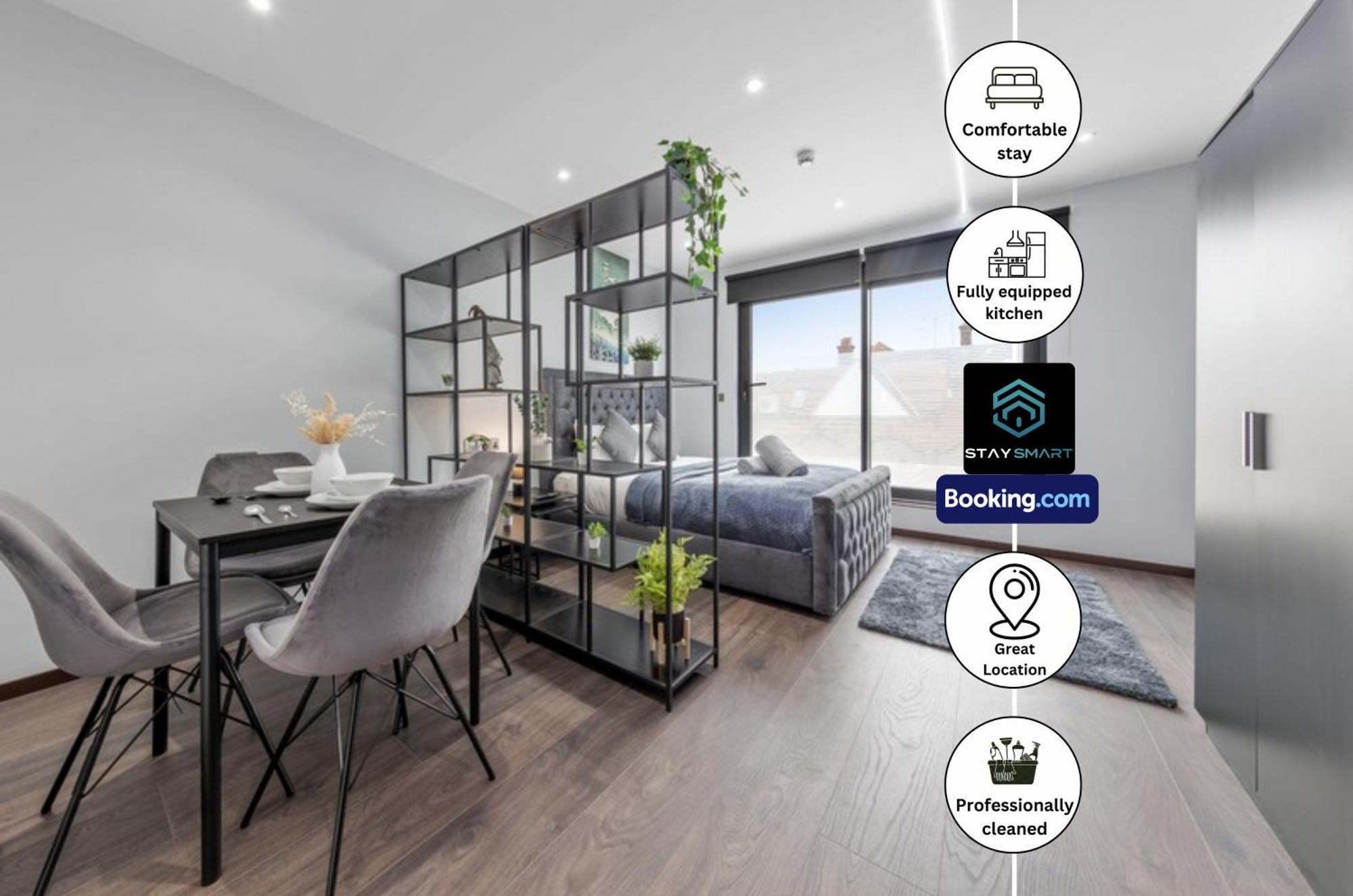 Apartament Stylish By Smart Short Lets & Serviced Woodstock With Free Wifi
